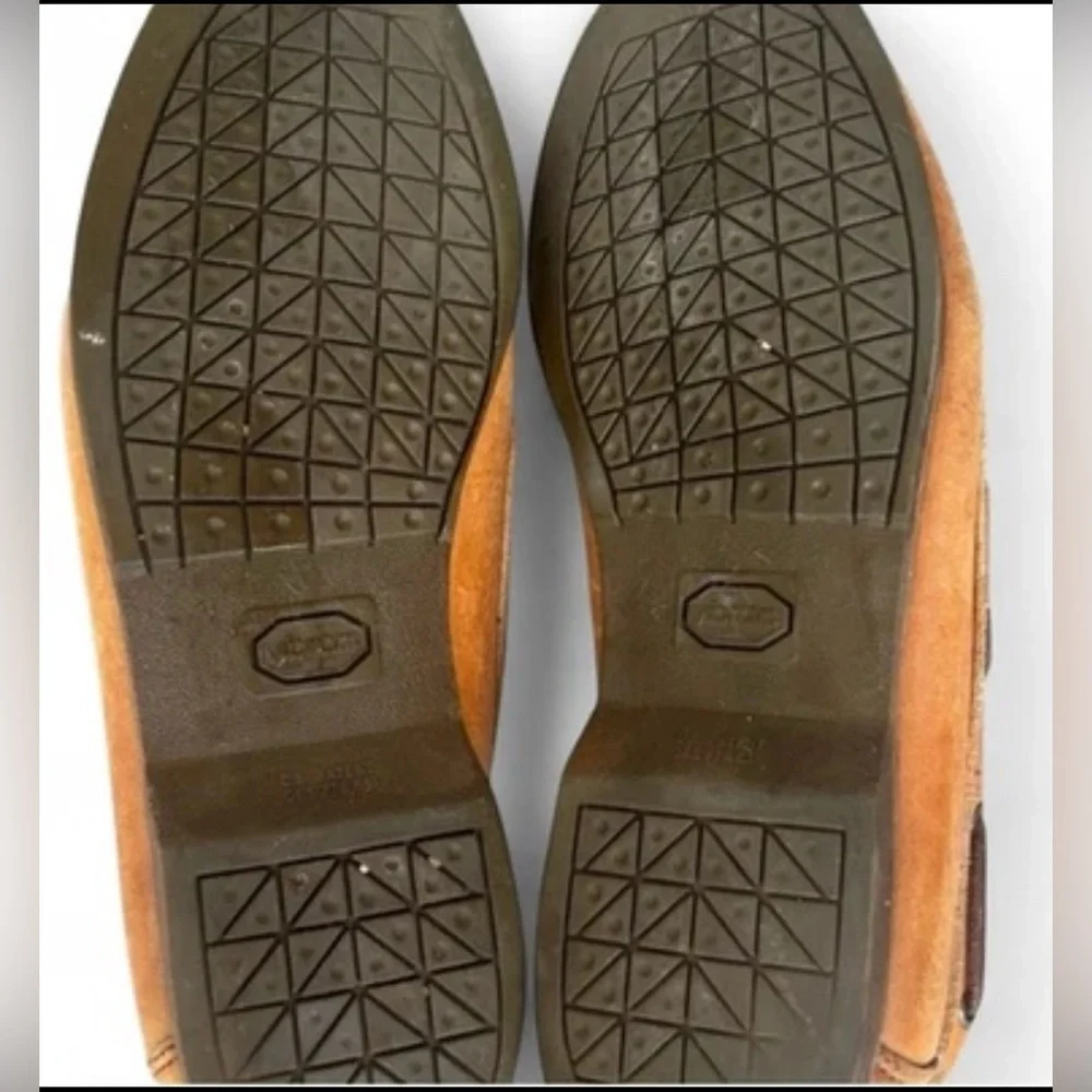 Allen Edmonds Key Largo Deck Boat Shoes Men 12B Brown Leather Vibram Moc Toe USA